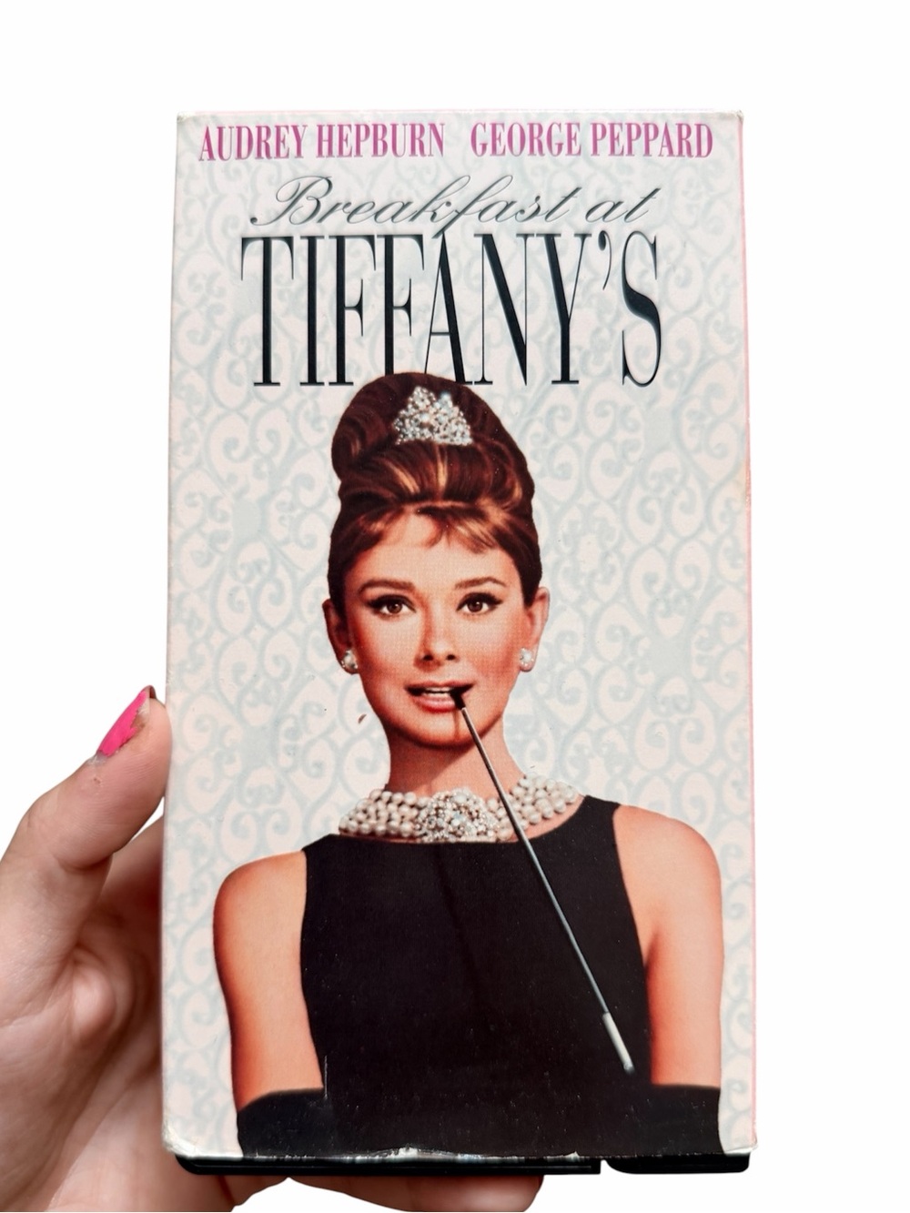 Vintage Breakfast at Tiffany's 1992 VHS Audrey Hepburn George Peppard